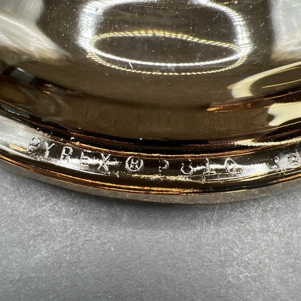 Pyrex Corning Ware Visions P81C Amber Replacement Glass Lid 6